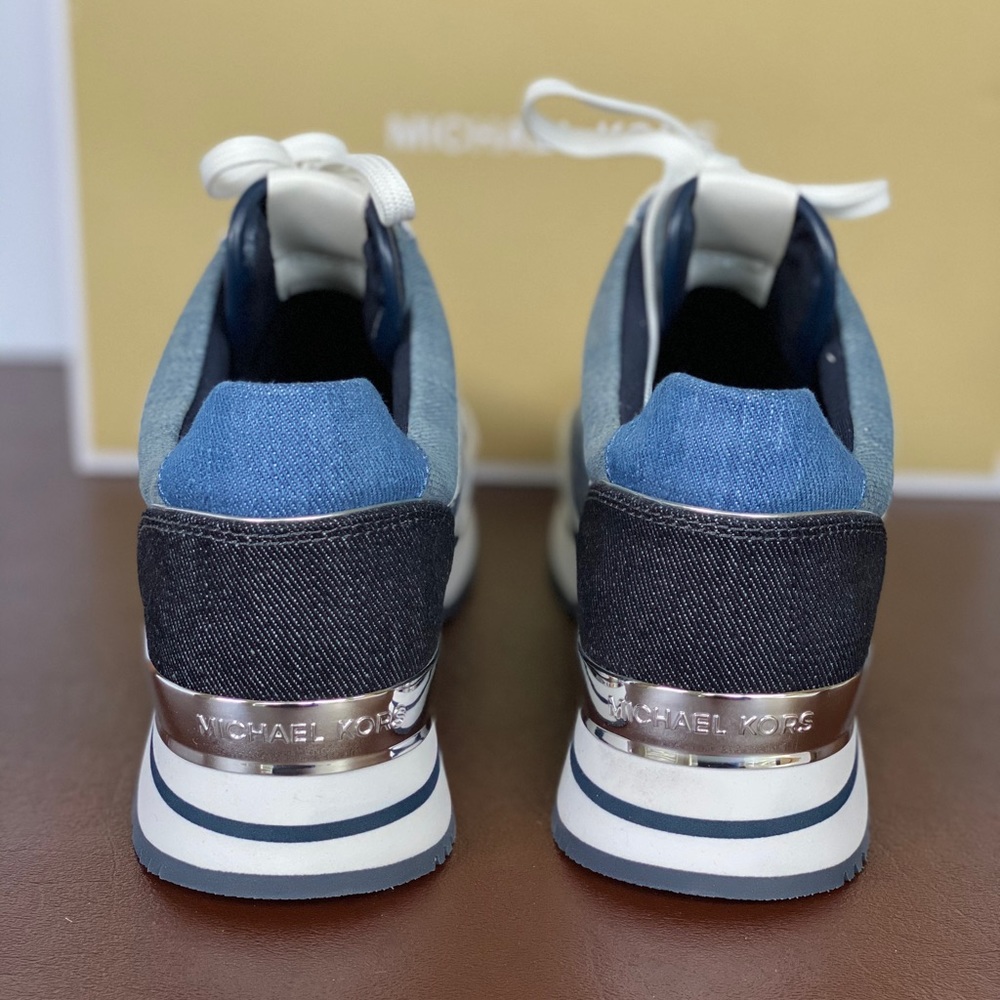 MICHAEL KORS Maddy Trainer Denin Jacquard - Picture 8 of 12